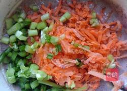 蔬菜紫米饼的做法图解3