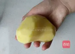 Illustration of how to make cold shredded potatoes 1