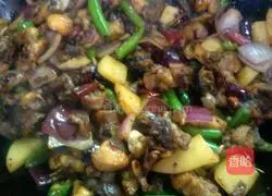 Illustration of how to make dry pot chicken 10