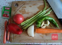 番茄火腿意大利面的做法图解2