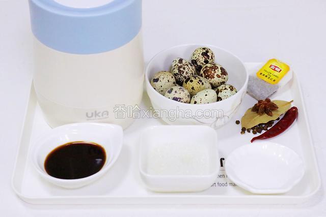 准备好需要的食材。
