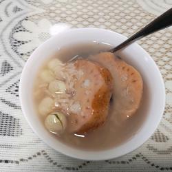莲藕糯米炖莲子的做法[图]