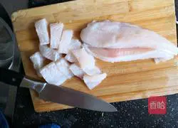 Illustration of how to make fried cod 1