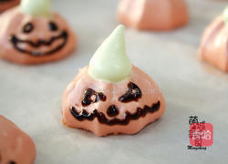 万圣节~搞怪蛋白糖的做法图解7