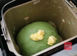 抹茶蜜豆土司的做法图解3