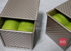 抹茶蜜豆土司的做法图解12