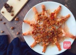 好吃到舔手指的蒜蓉粉丝开背虾的做法图解14