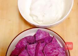 紫薯糯米卷的做法图解1