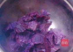 紫薯糯米卷的做法图解3
