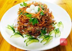 鸟巢三丝的做法图解4