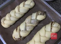 酥粒辫子豆沙面包的做法图解13