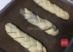 酥粒辫子豆沙面包的做法图解12