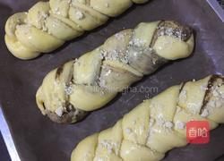 酥粒辫子豆沙面包的做法图解14