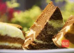 Illustration of how to make cocoa cake 1