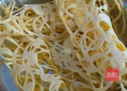 鸟巢蛋卷(原味)的做法图解8