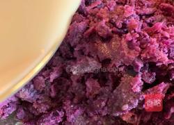 南瓜紫薯糯米滋的做法图解8
