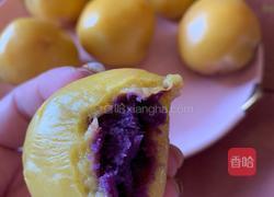 南瓜紫薯糯米滋的做法图解15