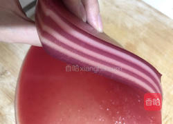 火龙果椰汁千层糕的做法图解5