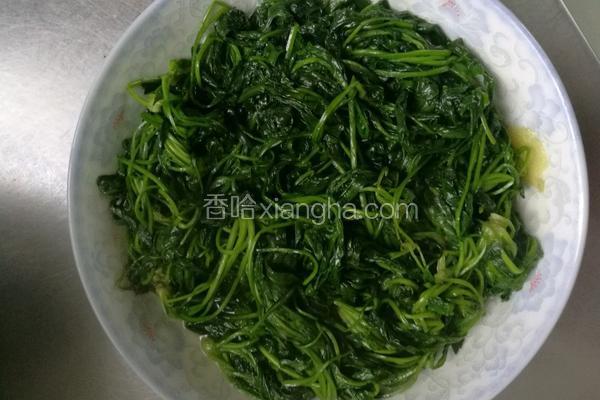 清炒荠菜