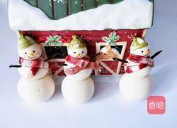 圣诞雪人造型馒头系列（一）的做法图解26