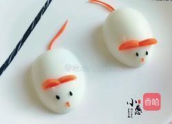 水煮蛋变身小老鼠的做法图解9