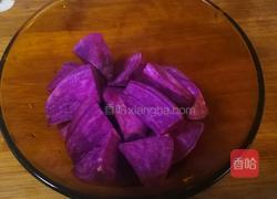 黑芝麻紫薯饼的做法图解4