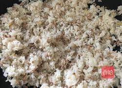 青菜肉末炒饭的做法图解4