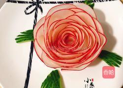 红皮萝卜玫瑰花的做法图解21