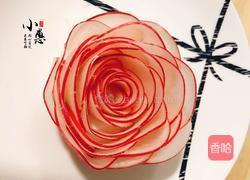 红皮萝卜玫瑰花的做法图解16