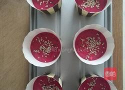 火龙果葡萄干核桃马芬蛋糕的做法图解7