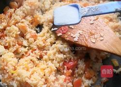番茄鸡蛋炒饭的做法图解8