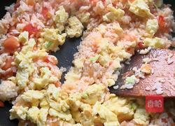 番茄鸡蛋炒饭的做法图解9