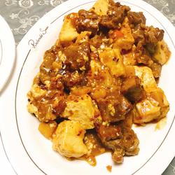 味嘟嘟咖喱牛肉老豆腐的做法[图]
