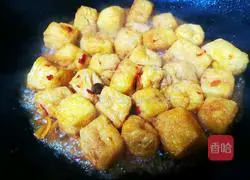 Illustration of braised tofu puffs 9