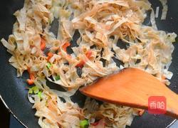 清炒豆腐皮的做法图解4