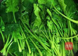 蒜狠辣菠菜的做法图解3