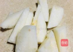 苹果 梨红枣枸杞黑糖姜茶的做法图解4