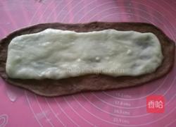 可可麻薯蜜豆软欧的做法图解6