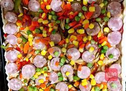 香肠披萨的做法图解5