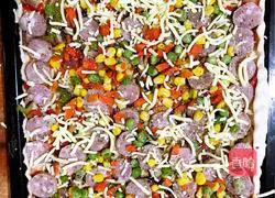 Sausage Pizza Recipe Illustration 6