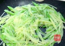 素炒双丝的做法图解9