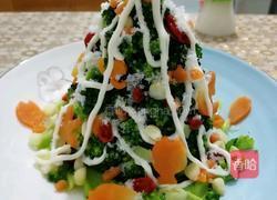 土豆沙拉圣诞树的做法图解6