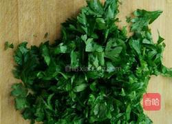 芹菜叶鸡蛋饼的做法图解2