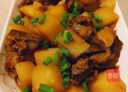 土豆烧牛肉的做法图解5