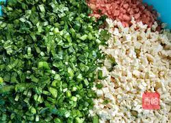 Illustration of how to make leek and tofu pie 5