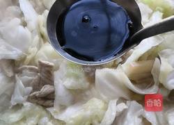 白菜炒肉的做法图解8