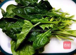 清炒菠菜的做法图解1