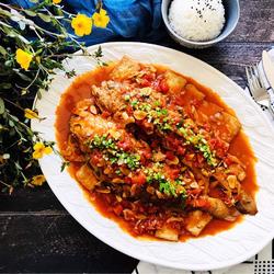 茄汁黄鱼焖豆腐的做法[图]