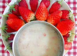 酸甜草莓米糊的做法图解9