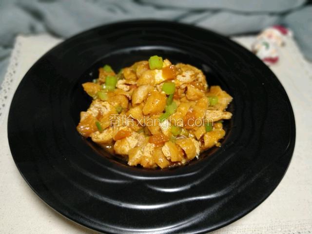 美味的茄汁卤豆泡做好了